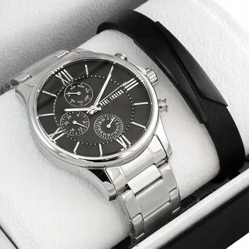 Hodinky Pánská sada hodinek Paul Lorens SAVRES - Multidatovač BOX + GRAVÍROVÁNÍ