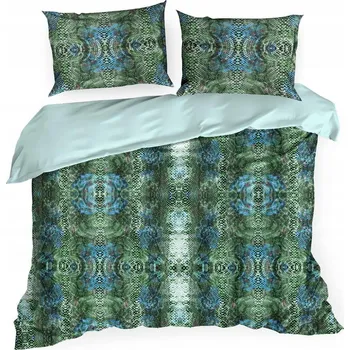 Povlečení Povlečení saténové 160x200 zelené tyrkysové Nika