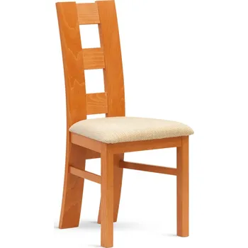 Jídelní stůl VICTOR 124 – čalouněná židle - dub sonoma , velvet terracotta 44