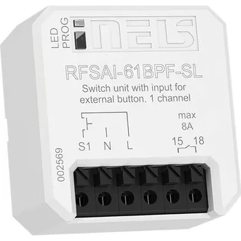 INELS se vstupy pro externí tlačítka – (BOX-SL) (RFSAI-61BPF-SL) bílý