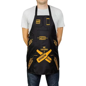 Kuchyňská zástěra Zástěra pro kuchaře – pánská kuchyňská zástěra na grilování