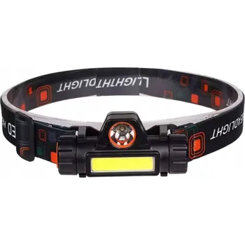 Čelovka Čelovka LED dobíjecí cob usb na ryby kempování s magnetem silná