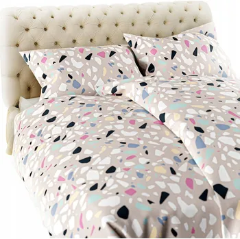 Povlečení BÉŽOVÉ BAVLNA POVLEČENÍ POVLEČENÍ 220x200 TERACO