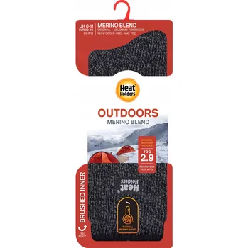 Pánské ponožky Pánské zimní termo ponožky Heat Holders MERINO BSWHM03 BLK