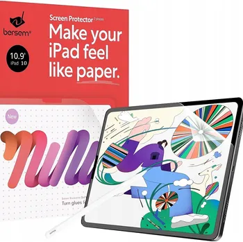 Pouzdro na mobilní telefon BERSEM papírová fólie fólie pro kreslení iPad 10 10,9'' iPad 11 A16 2ks