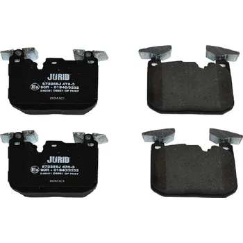 Brzdový systém Sada brzdových destiček, kotoučová brzda JURID 573355J