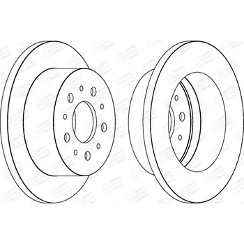 Autodíl Brzdový kotouč CHAMPION 562526CH