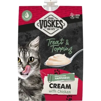 Krmivo pro kočku Voskes Cream Snacks Cat s kuřecím masem 90 g