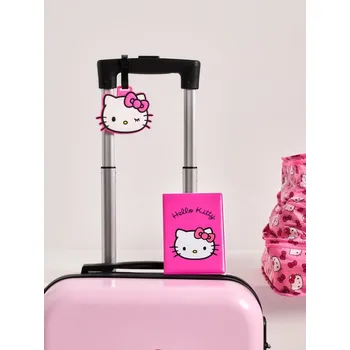 Sinsay - Sada pouzdra na pas a jmenovky na kufr Hello Kitty - sytě růžová - 176GD-42X - 176GD-42X-ONE