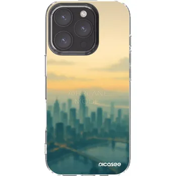 Pouzdro na mobilní telefon Picasee silikonový průhledný obal pro Apple iPhone 16 Pro - Airplane mode