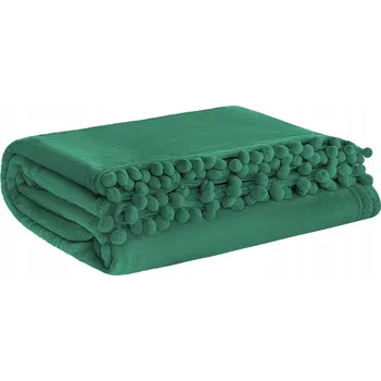 Prostěradlo Deka Spod Igły i Nitki polyester 150 cm x 200 cm zelená