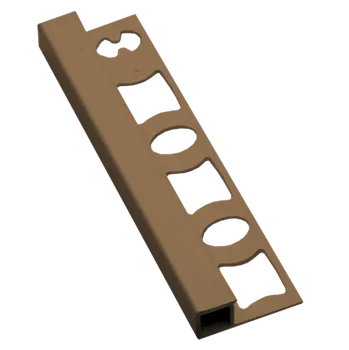 ukončovací lišta Lišta ukončovací "hranatá" Profil-EU karamel, PVC, délka 250 cm, výška hrany 8 mm, LH825028