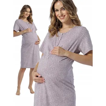 Dámské oblečení Noční košile Leveza , krátký rukáv, nad kolena, velikost L