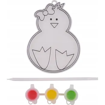 Vrták Kreativní vitráž s barvičkami - Kuře 1 ks 5902934233453