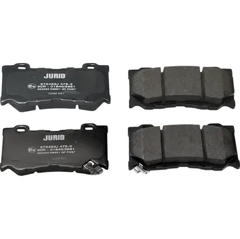 Brzdová destička Sada brzdových destiček, kotoučová brzda JURID 573453J