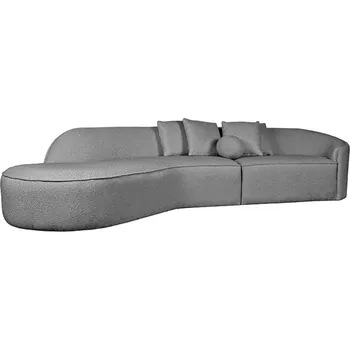 Pohovka LABEL51 Čtyřmístná pohovka STELVIO šedá