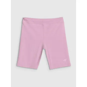 Dívčí kraťasy 4F krátké kraťasy ke kolenům polyester růžové velikost 146
