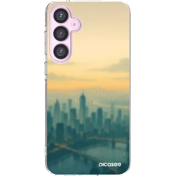 Pouzdro na mobilní telefon Picasee silikonový průhledný obal pro Samsung Galaxy A55 5G A556B - Airplane mode