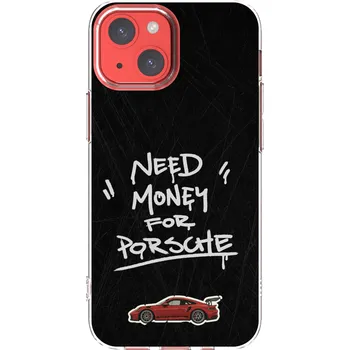 Pouzdro na mobilní telefon Picasee silikonový průhledný obal pro Apple iPhone 13 mini - Dark Racer