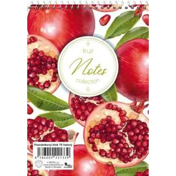 Kroužkový blok Notes A6, linkovaný - 70 listů