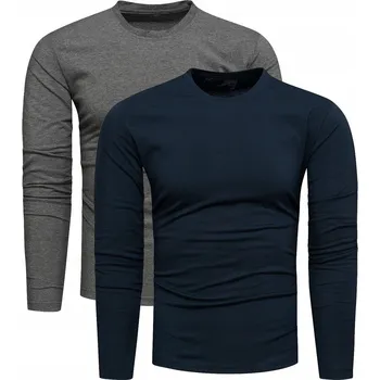 Pánské tričko Recea tričko s dlouhým rukávem kulatý, velikost M