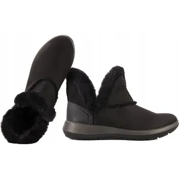 Dámská zimní obuv Inblu dámské kotníkové boty s plochým podpatkem velikost 36