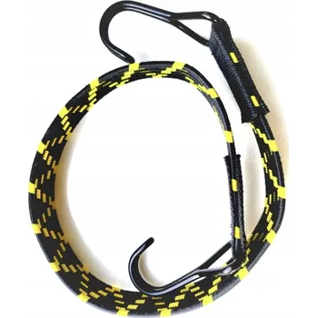 Upínací popruh Gumový popruh s háky 60 cm, 22 mm, pružný napínák pro zavazadla, silný