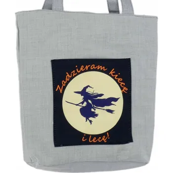 PROSTORNÁ TAŠKA PŘES RAMENO DO MĚSTA - SHOPPERKA "ZVEDÁM SUKNI A LETÍM"