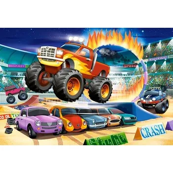 Puzzle PUZZLE 40 MAXI - SKÁKAJÍCÍ MONSTER TRUCK CASTOR