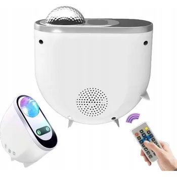 Lampička Polární záře projektor noční oblohy dotyková lampa křišťálová 16 barev