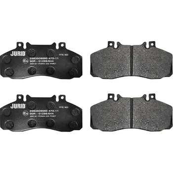 Brzdová destička Sada brzdových destiček, kotoučová brzda JURID 2983509560