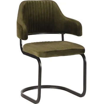 Jídelní židle LABEL51 jídelní židle OTTA armádní zelená samet Color: Army green UK-30.125