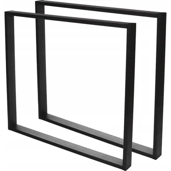 Jídelní stůl Kovové NOHY KE STOLU psacího stolu loft podnoží stolové 70x72 cm Profil 6x2 cm