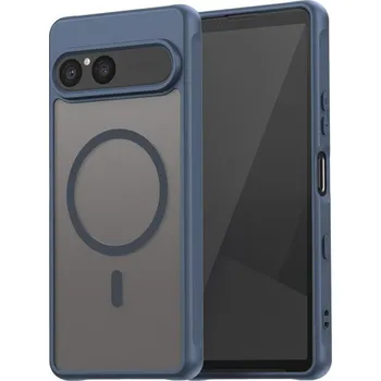 Pouzdro na mobilní telefon Techsuit HaloFrost II MagSafe pro Sony Xperia 10 VII námořnická modrá