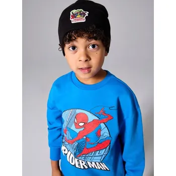 Chlapecké oblečení Sinsay - Bavlněná mikina Spider-Man - modrá - 106FC-55X - 106FC-55X-98