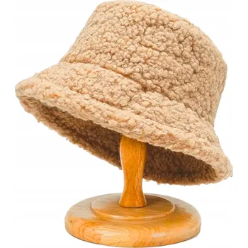 Čepice WangJiang zimní čepice bucket hnědá, univerzální velikost