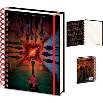 Kroužkový zápisník A5 Stranger Things 4