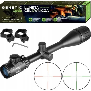 Dalekohled Puškohled Genetic Optic 6-24x50 Mil Dot s nastavitelnou paralaxou