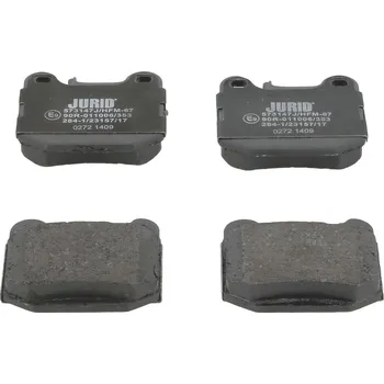 Brzdová destička Sada brzdových destiček, kotoučová brzda JURID 573147J