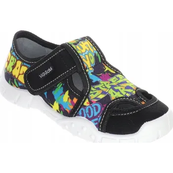 Dámské pantofle Viggami Boty Papuče, pantofle, tenisky Adaś grafiti vel. 28 / 17,0 cm