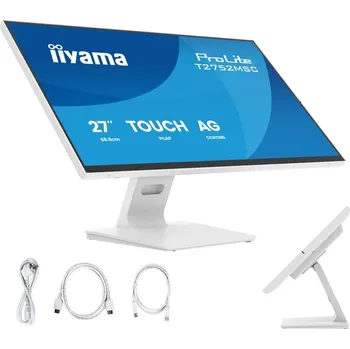 Monitor Bílý POS monitor iiyama ProLite T2752MSC-W1AG 27" IPS LED Touch DeepContrast /HDMI, DP/ USB hub, AntiGlare 0