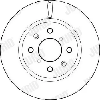 Brzdový systém Brzdový kotouč JURID 562694JC