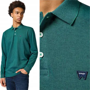 Pánské tričko Wrangler LS REFINED POLO M Pánské tričko polokošile