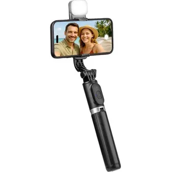 Selfie tyč Obal:Me SelfiePod Glow (OMSP02B) černá