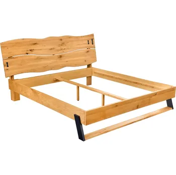 Nábytek Invicta Dřevěná postel AMAZONAS 180x200 světlá 43556