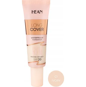 Make-up HEAN Long Cover Perfect Skin SPF20 Voděodolný podkladová báze na obličej C1 Ivory