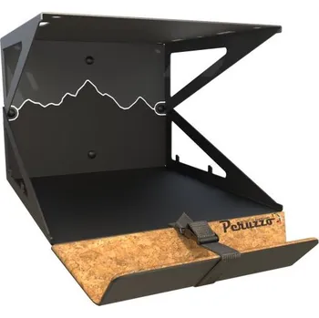 brašna na kolo Peruzzo Držák BIKE KIT BOX na zeď, ocelový, černý + DÁREK + Doprava ZDARMA