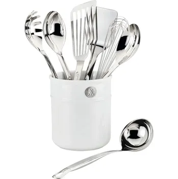 Sada kuchyňského náčiní Kuchyňské náčiní PROVISIONS, sada 8 ks, stříbrná, nerezová ocel, Hestan
