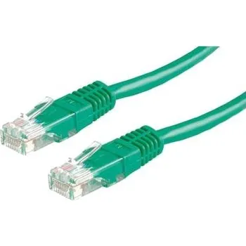 Síťový kabel LANBERG PATCHCORD CAT5E UTP 10M ZELENÝ