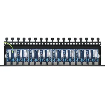 Přepěťová ochrana 16kanálový bezpečnostní panel LAN s přepěťovou ochranou PoE EWIMAR PTU-516R-ECO/PoE